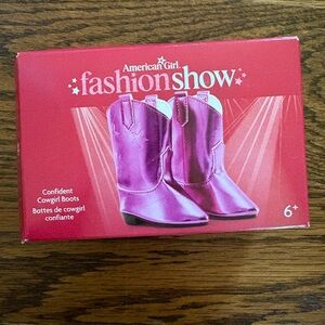 American Girl Fashion Show Pink Cowgirl Boots